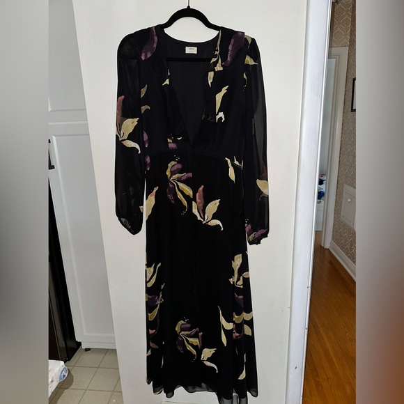 Wilfred Chiffon Maxi Dress Size 4 - Picture 3 of 4